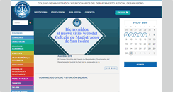 Desktop Screenshot of magistradossisidro.org.ar